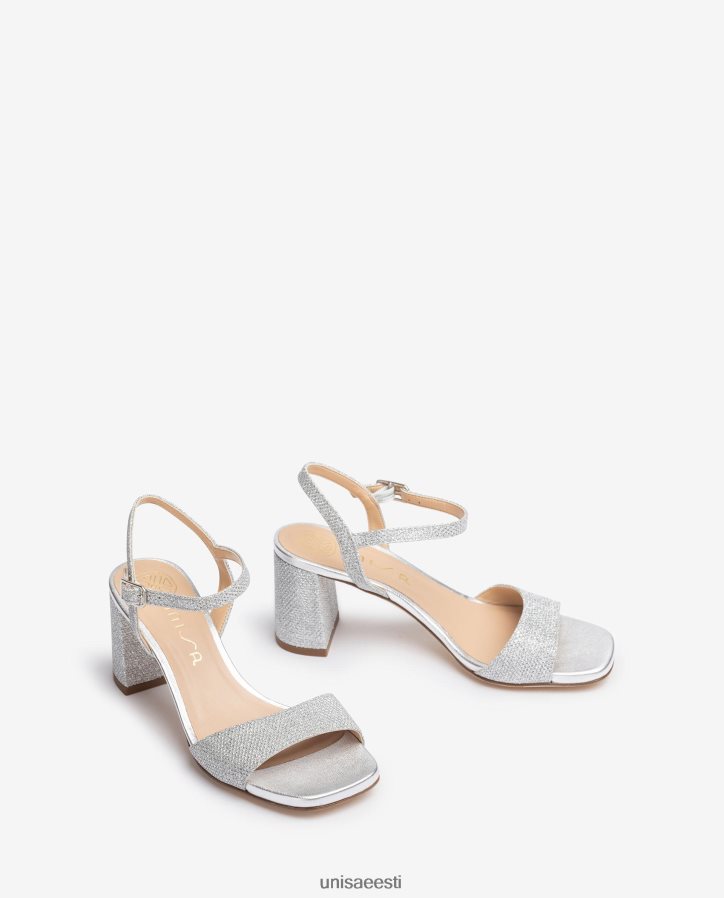 Unisa 88PPB4203 kandilise talla sandaal naised hõbedane
