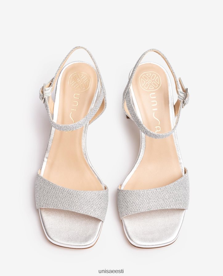 Unisa 88PPB4203 kandilise talla sandaal naised hõbedane