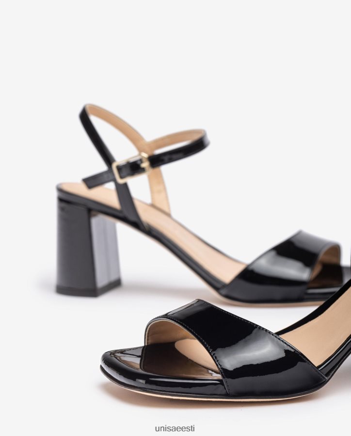 Unisa 88PPB4208 kandilise talla sandaal naised must