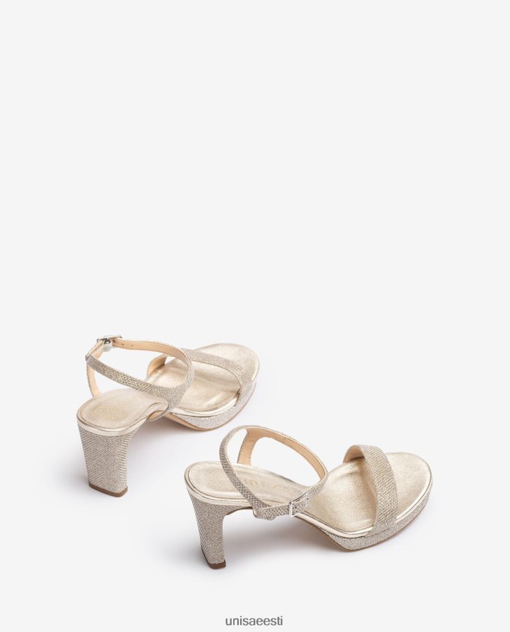 Unisa 88PPB420 läikivast kangast sandaal naised kullast