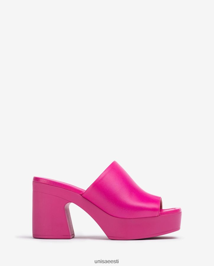 Unisa 88PPB4236 laiad vamp-sandaalid plokk-kontsaga naised roosa