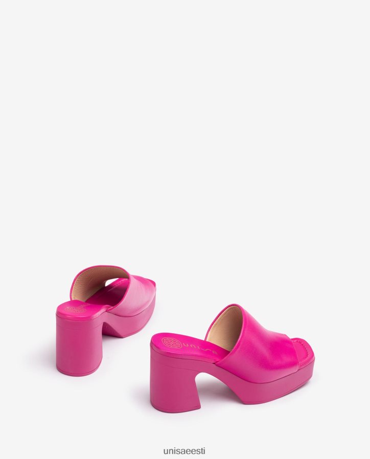Unisa 88PPB4236 laiad vamp-sandaalid plokk-kontsaga naised roosa
