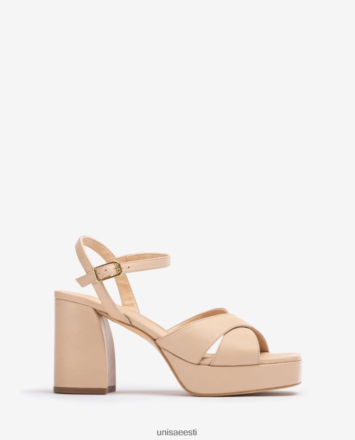 Unisa 88PPB4240 laia kontsaga sandaalid naised beež