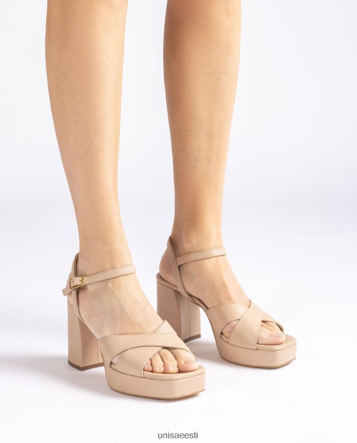 Unisa 88PPB4240 laia kontsaga sandaalid naised beež