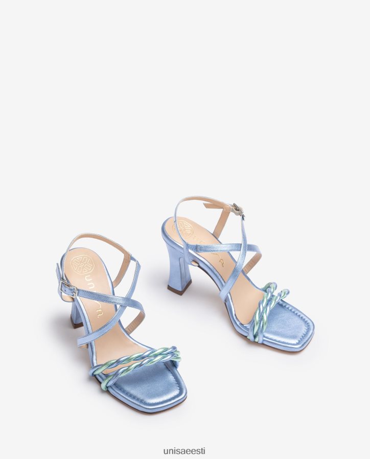 Unisa 88PPB4258 metallist rihmaga sandaal naised sinine