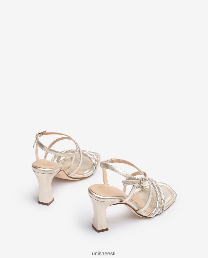 Unisa 88PPB4259 metallist rihmaga sandaal naised kullast