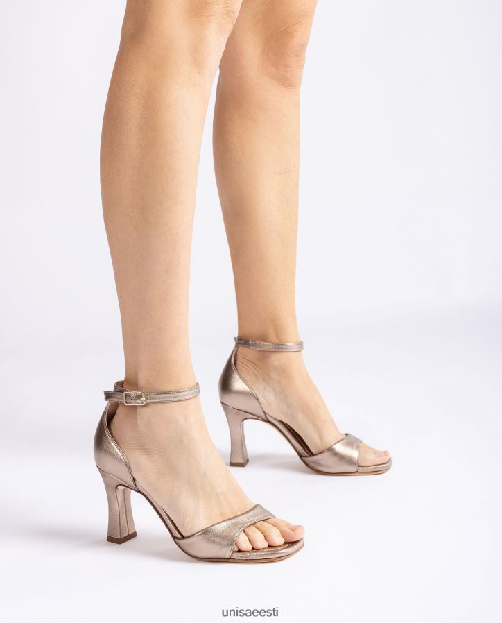 Unisa 88PPB4262 metallilise efektiga d'orsay pahkluu rihmaga sandaal naised mood