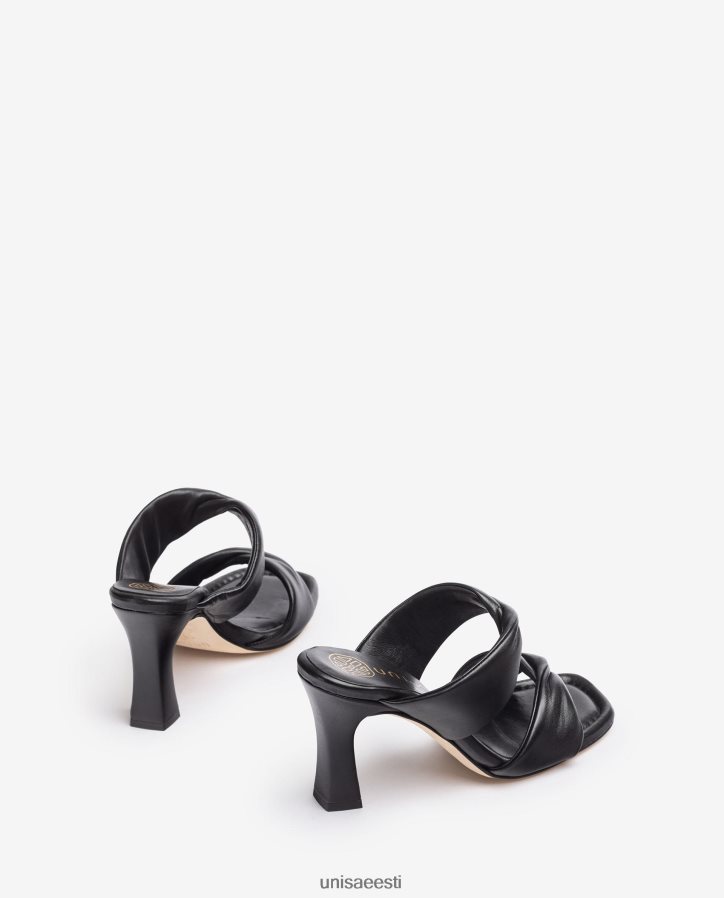 Unisa 88PPB4264 keeratava rihmaga sandaal naised must