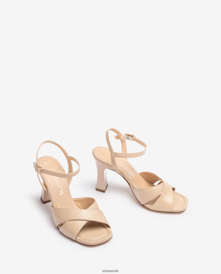 Unisa 88PPB4271 ristrihmaga sandaalid naised beež