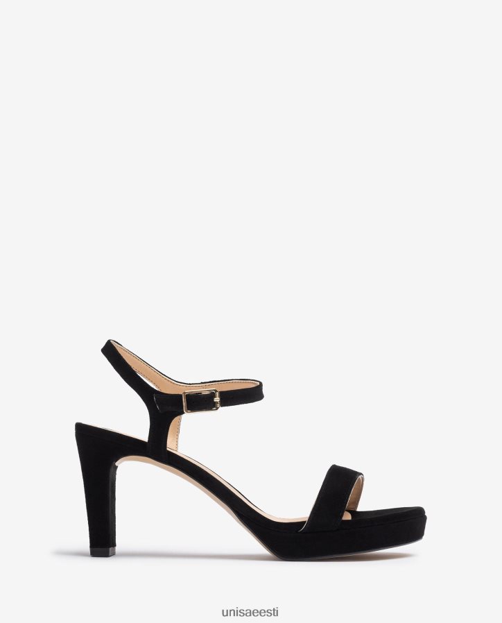 Unisa 88PPB4275 seemisnahast sandaal naised must