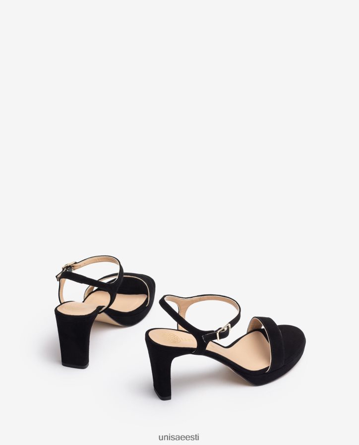 Unisa 88PPB4275 seemisnahast sandaal naised must