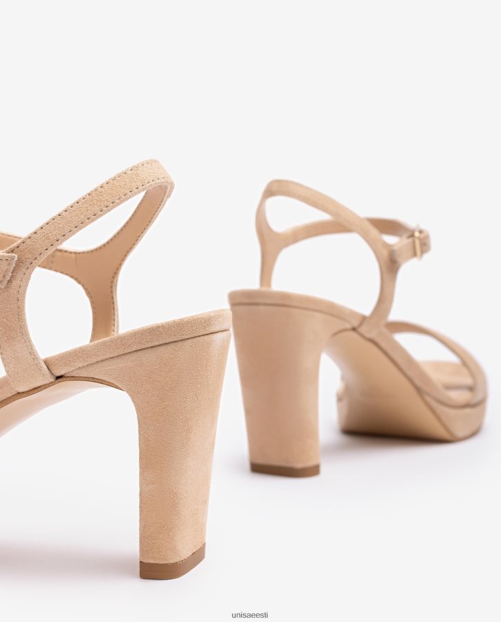 Unisa 88PPB4277 seemisnahast sandaal naised beež