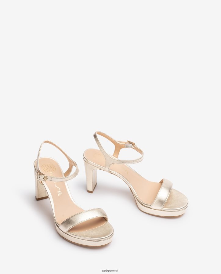 Unisa 88PPB4278 metallilise efektiga nahast sandaal naised mood