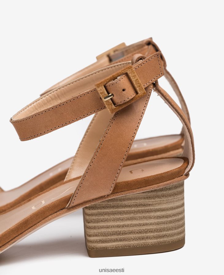 Unisa 88PPB4380 laia kontsaga sandaalid naised pruun