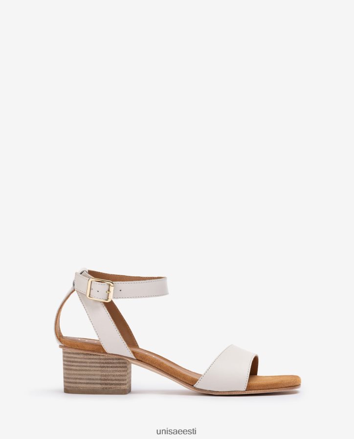 Unisa 88PPB4382 laia kontsaga sandaalid naised valge
