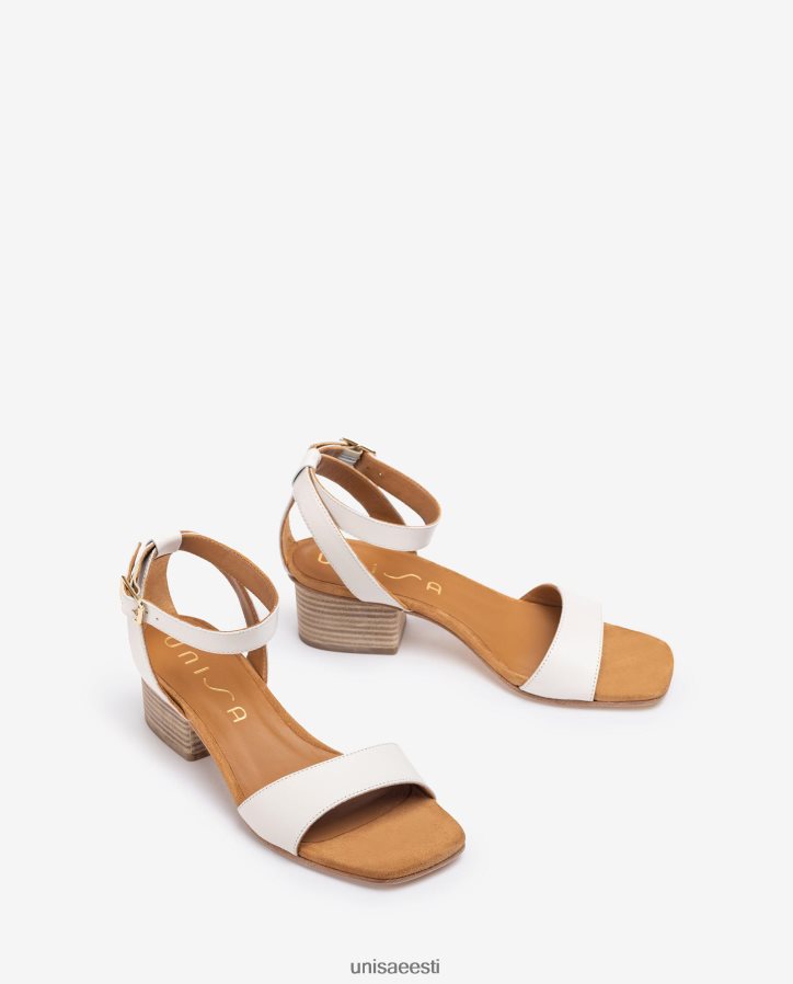 Unisa 88PPB4382 laia kontsaga sandaalid naised valge