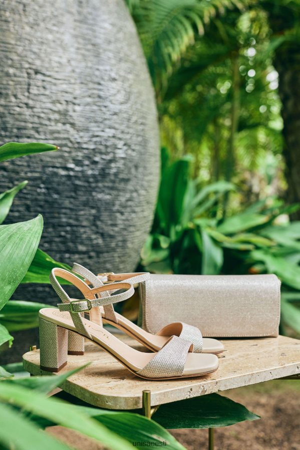 Unisa 88PPB4394 kandilise varbaga sandaalid naised kullast