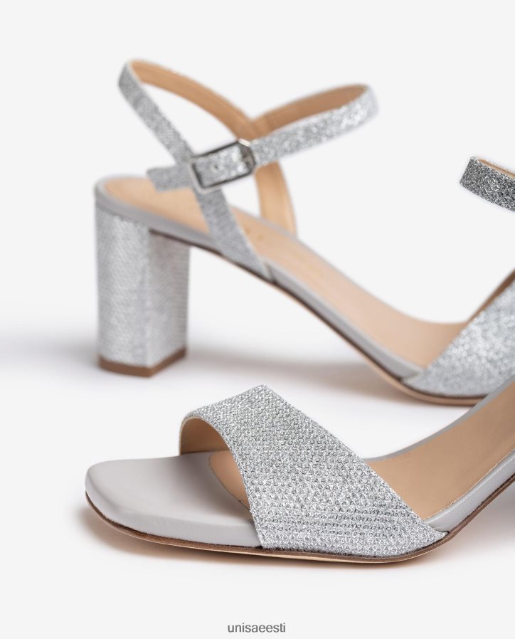 Unisa 88PPB4395 kandilise varbaga sandaalid naised hõbedane