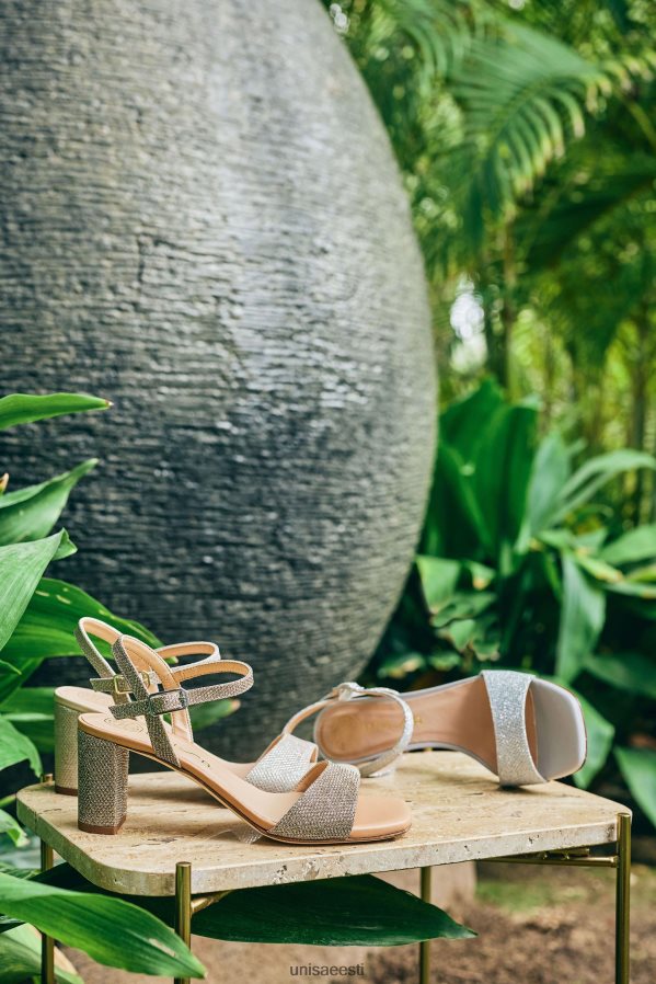 Unisa 88PPB4395 kandilise varbaga sandaalid naised hõbedane