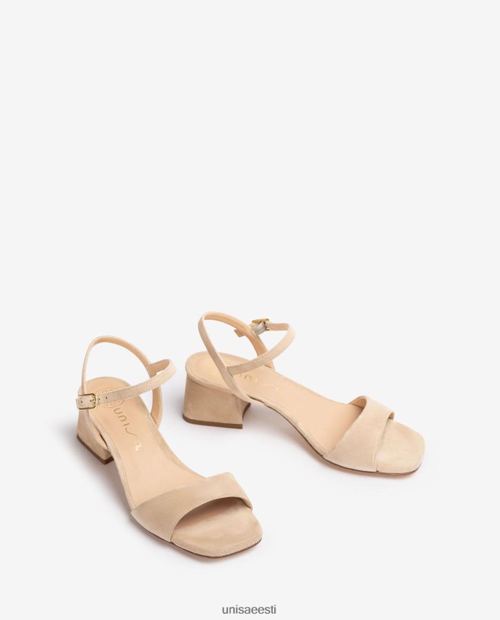 Unisa 88PPB439 laia kontsaga sandaalid naised beež