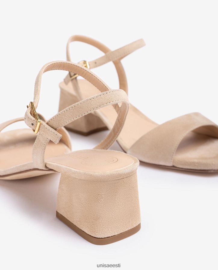 Unisa 88PPB439 laia kontsaga sandaalid naised beež