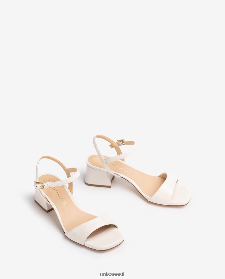 Unisa 88PPB440 laia kontsaga sandaalid naised valge