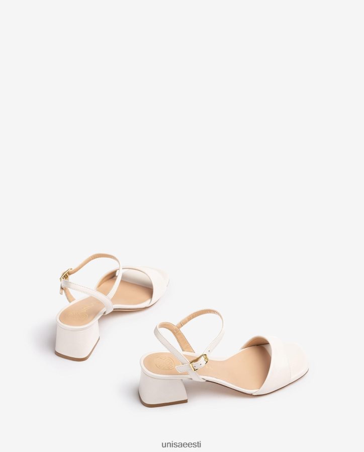 Unisa 88PPB440 laia kontsaga sandaalid naised valge