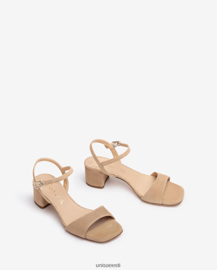 Unisa 88PPB4423 laia kontsaga sandaalid naised beež