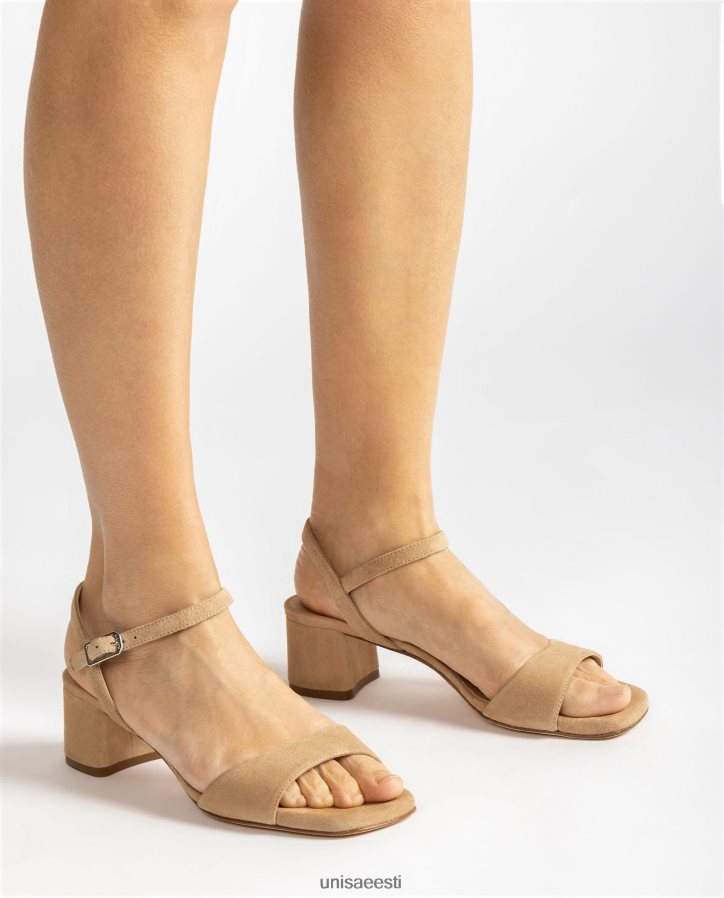 Unisa 88PPB4423 laia kontsaga sandaalid naised beež