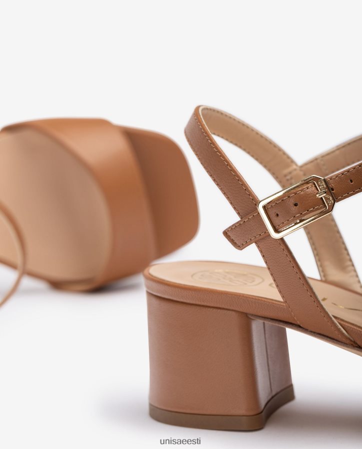 Unisa 88PPB4433 laia kontsaga sandaalid naised pruun