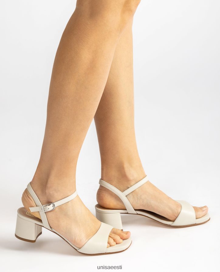 Unisa 88PPB4434 laia kontsaga sandaalid naised valge