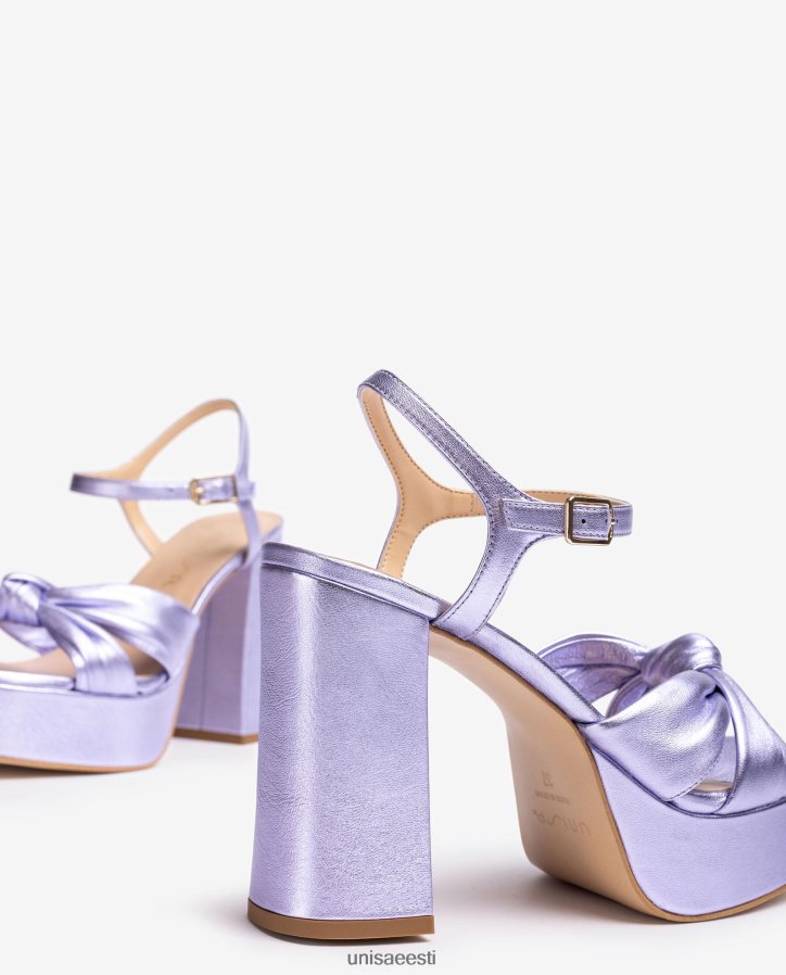 Unisa 88PPB449 kandilise varbaga sandaal ees sõlmega naised lilla