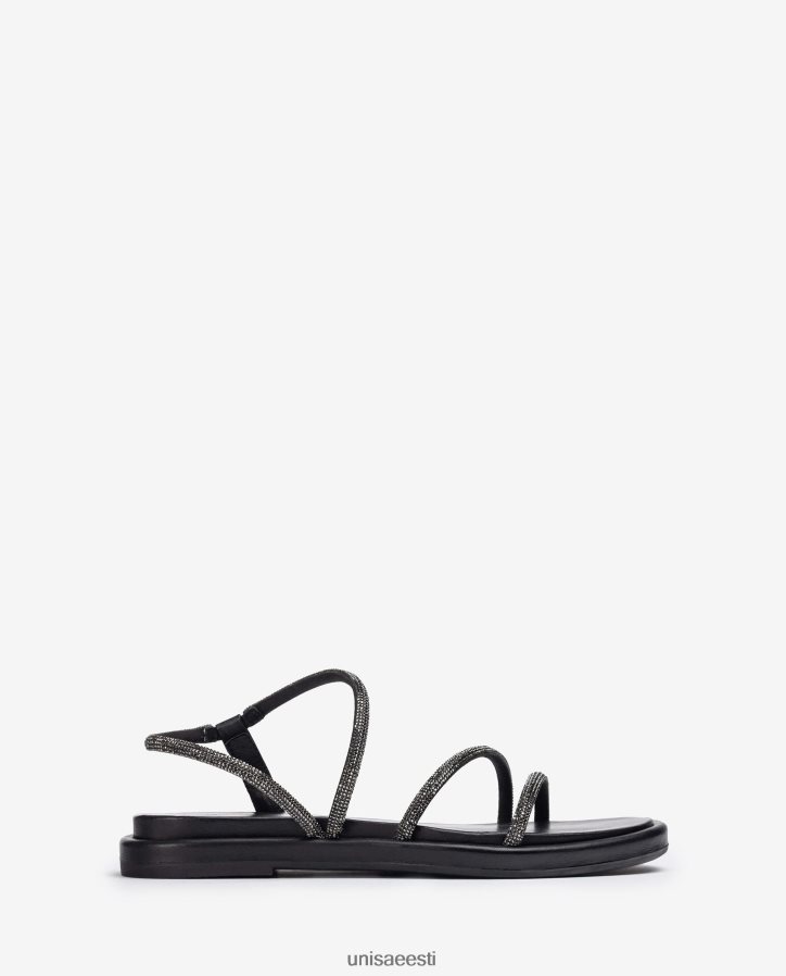 Unisa 88PPB425 lamedad sandaalid litritega naised must