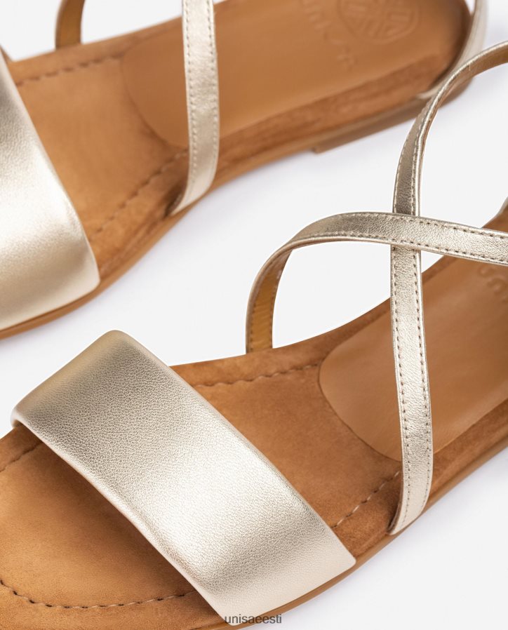 Unisa 88PPB4340 metallist nahast viimistlusega sandaal naised graatsiline