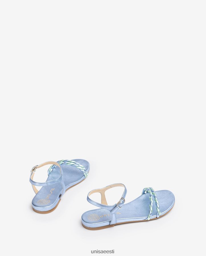 Unisa 88PPB441 spiraalsete rihmadega sandaal naised sinine
