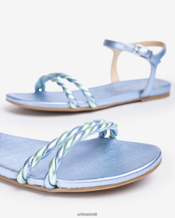 Unisa 88PPB441 spiraalsete rihmadega sandaal naised sinine