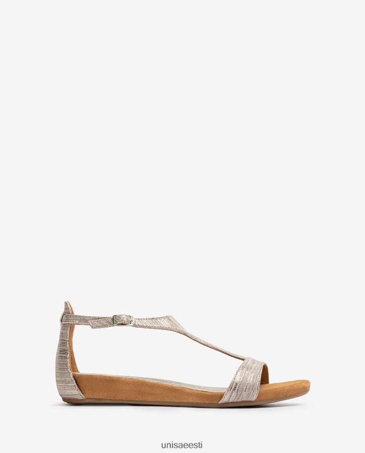 Unisa 88PPB4450 metallist efektiga nahast sandaalid koos jalarihmaga naised mood