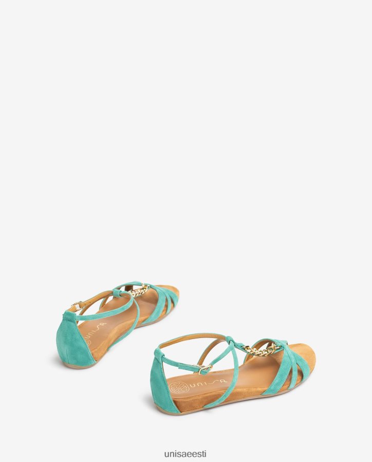 Unisa 88PPB448 ketiga lamedad sandaalid naised roheline