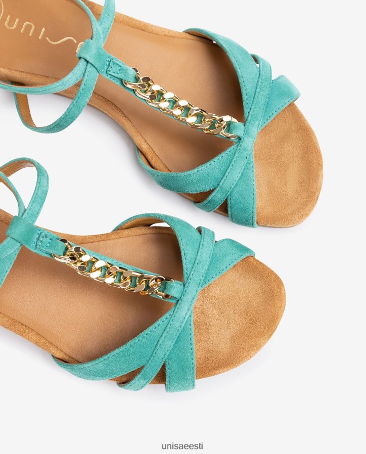 Unisa 88PPB448 ketiga lamedad sandaalid naised roheline