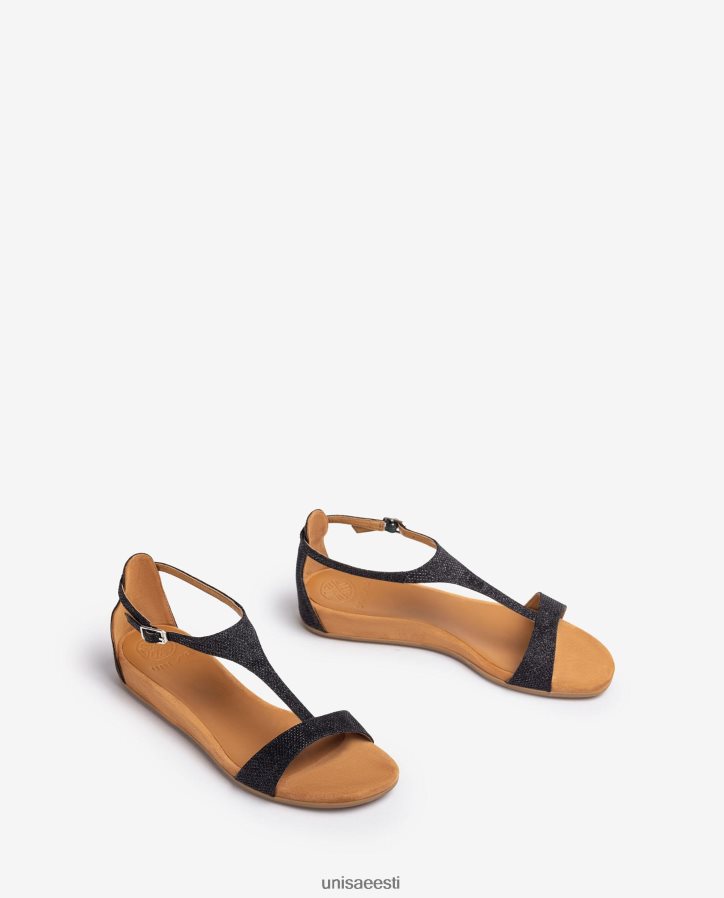 Unisa 88PPB473 sandaal rihmaga üle jalalaba naised must