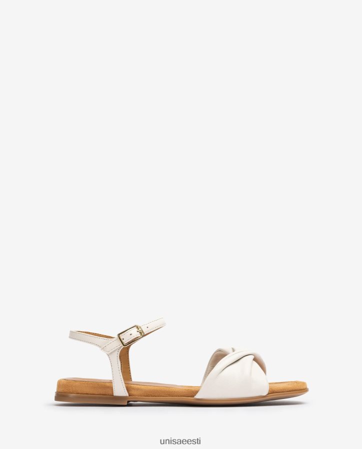 Unisa 88PPB477 tepitud vampiga sandaal naised valge
