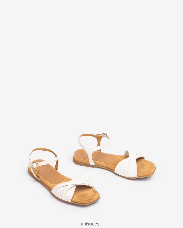 Unisa 88PPB477 tepitud vampiga sandaal naised valge