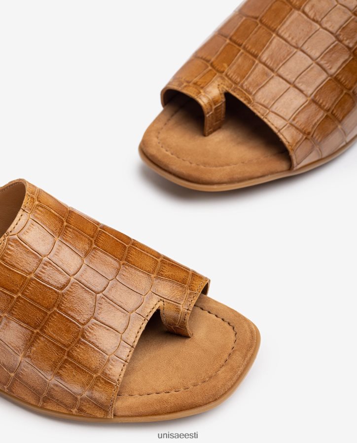 Unisa 88PPB41260 lamedad nahast muula sandaalid naised pruun