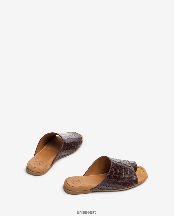 Unisa 88PPB41261 lamedad nahast muula sandaalid naised pruun