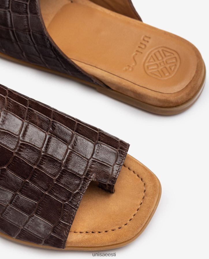 Unisa 88PPB41261 lamedad nahast muula sandaalid naised pruun