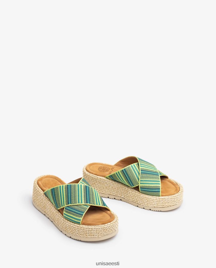 Unisa 88PPB4804 rihmaga sandaal naised roheline
