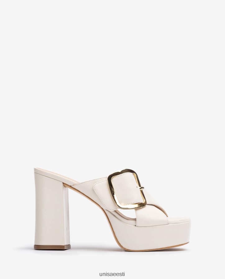 Unisa 88PPB4809 lai crossover rihmaga sandaal naised valge