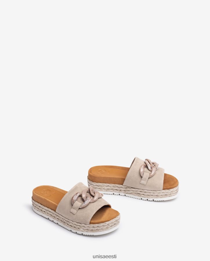 Unisa 88PPB4811 sandaalid ketiäärega naised beež