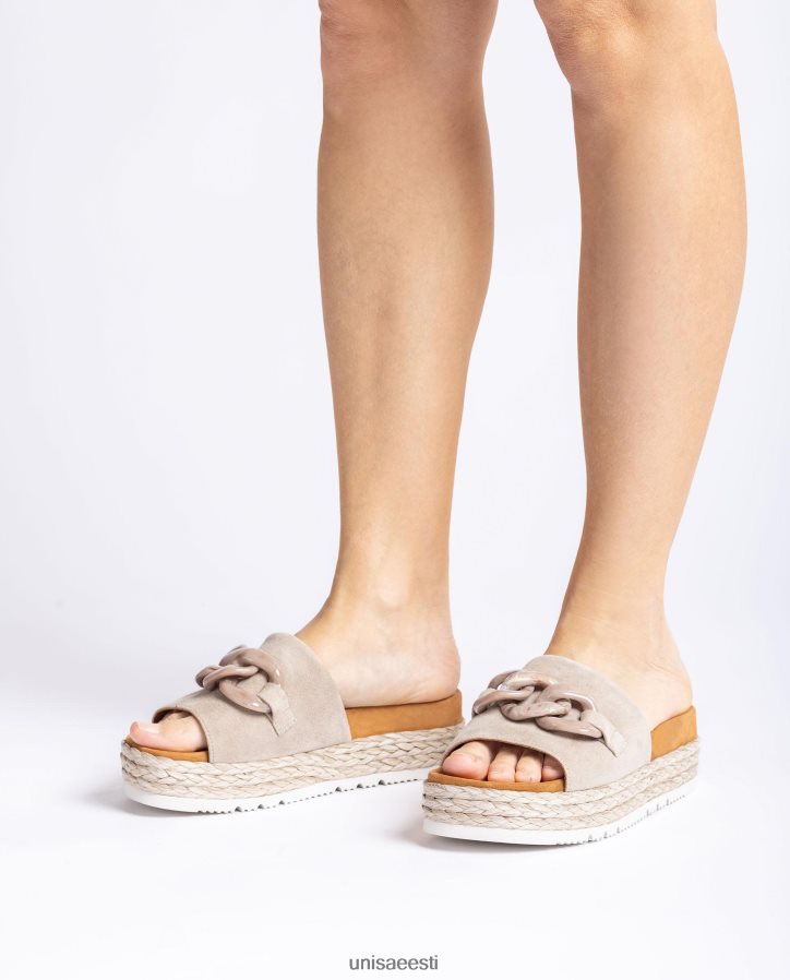 Unisa 88PPB4811 sandaalid ketiäärega naised beež