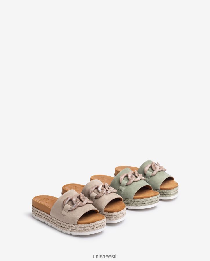 Unisa 88PPB4811 sandaalid ketiäärega naised beež